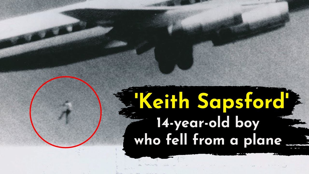 Keith Sapsford 14-year-old boywho fell from a plane