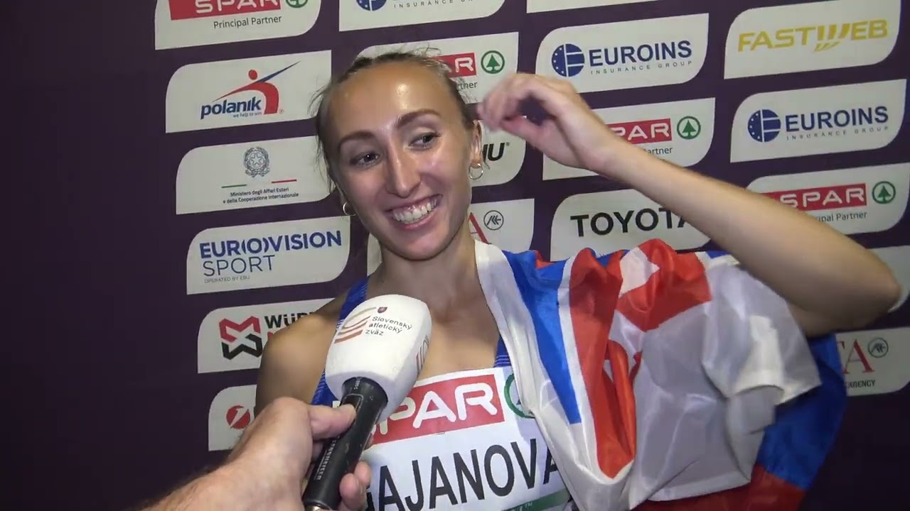Gabika Gajanová, po finále na ME na 800m, strieborná, 12.6.2024