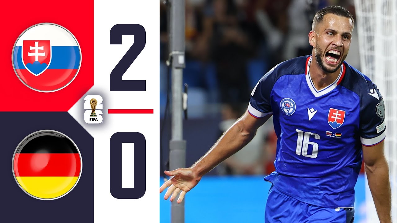 ⚽️ZOSTRIH GÓLOV I Slovensko 2:0 Nemecko (Kvalifikácia MS 2026 ) I Muži A