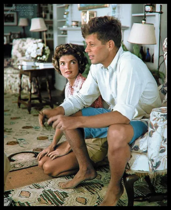 John Fitzgerald Kennedy s manželkou Jacqueline
