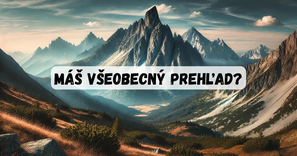 Máš všeobecný prehľad titulna