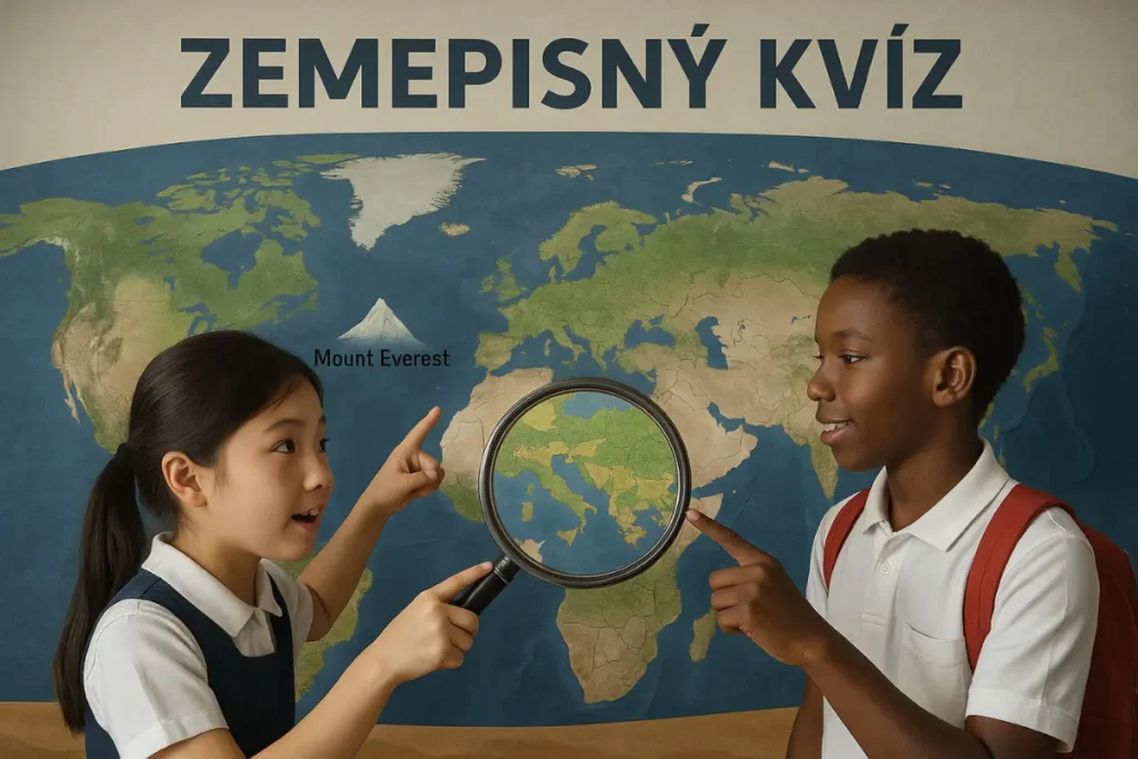 Geografický kvíz pre školákov titulna