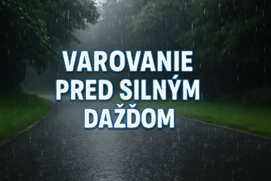 Diktát Varovanie pred silným dažďom