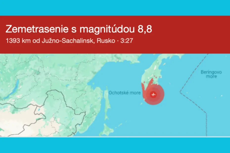 Zemetrasenie s magnitúdou 8,8 a tsunami titulna