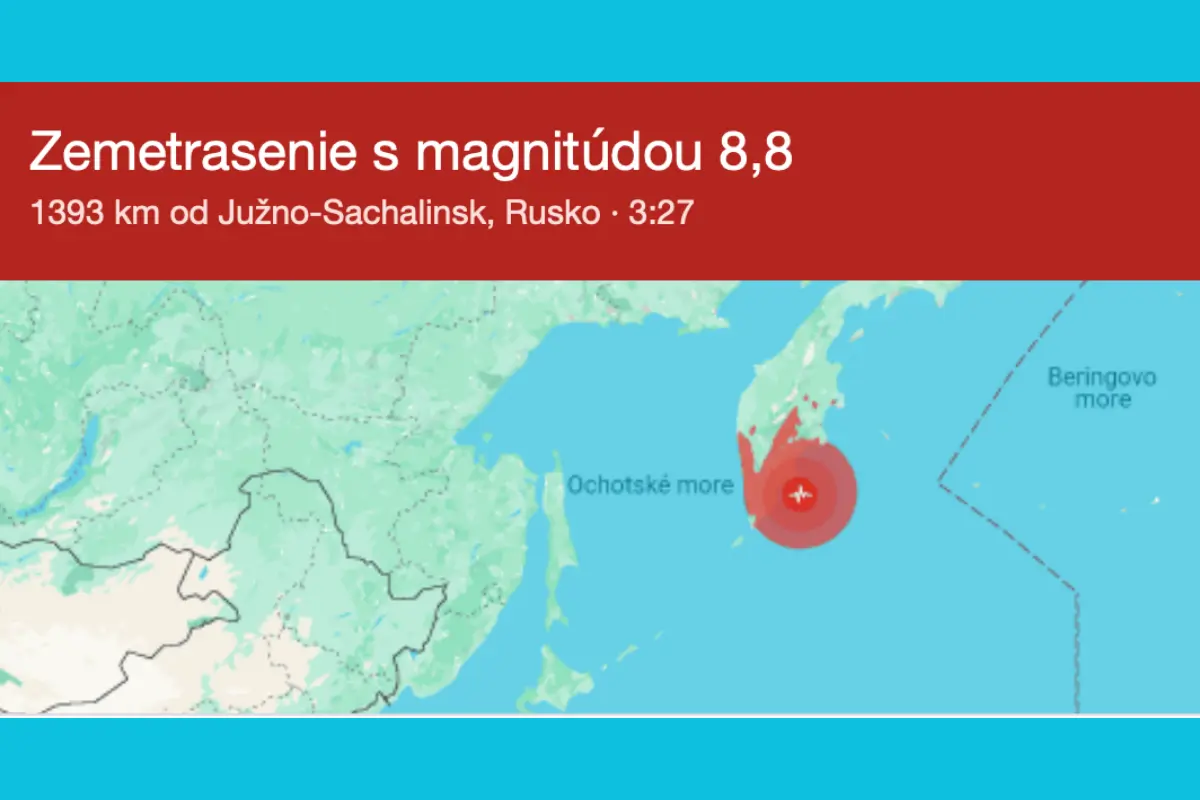 Zemetrasenie s magnitúdou 8,8 a tsunami titulna