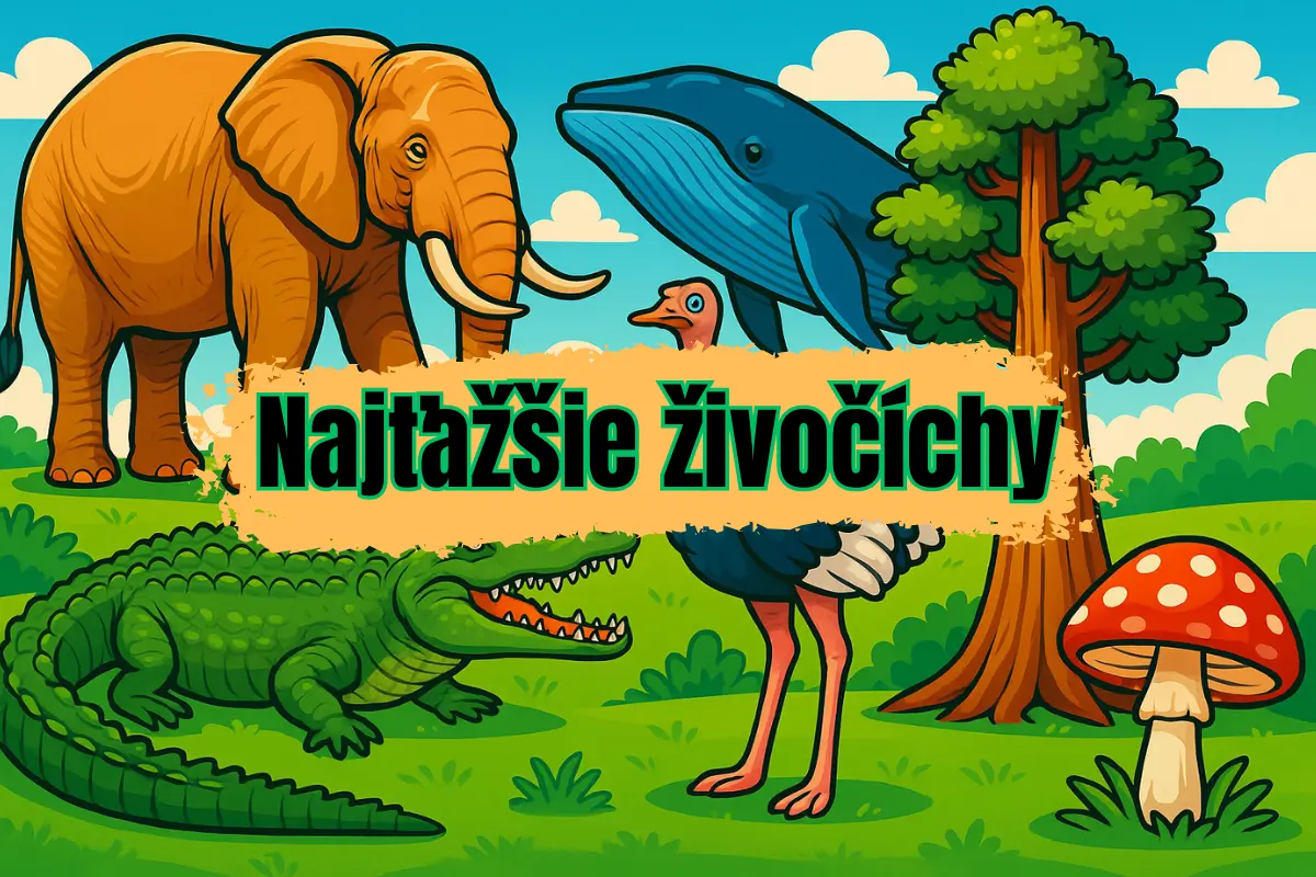 Viete, ktoré sú najťažšie zvieratá na svete? Tento kvíz vás dostane! #20 1 najťažšie zvieratá na svete titulna