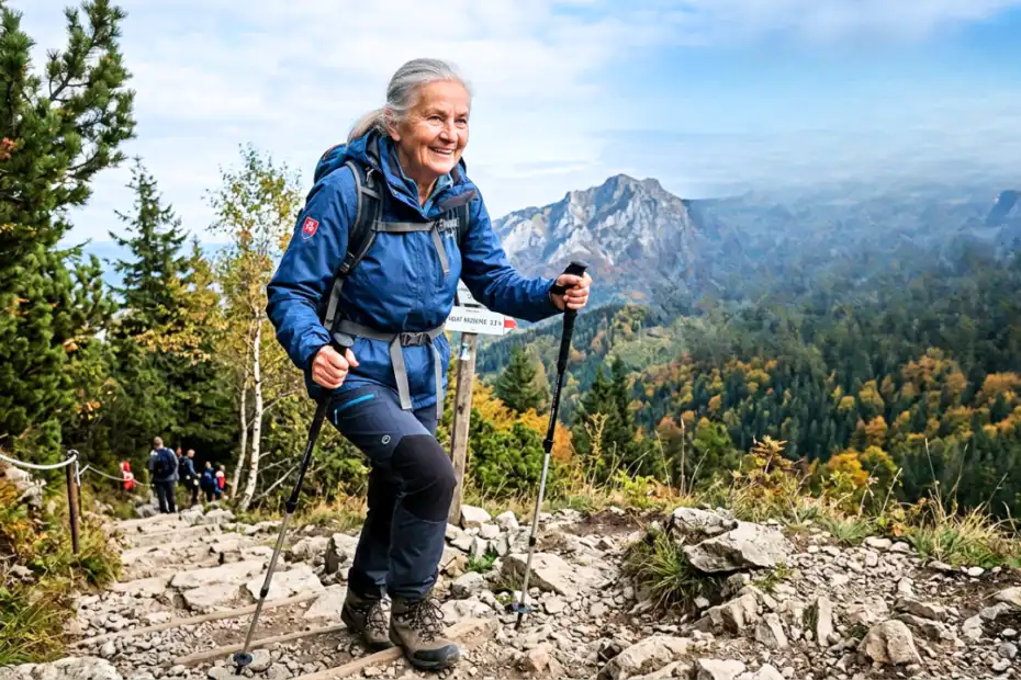 Kvíz pre seniorov: Máte prehľad, ktorý vám môžu mladší závidieť? Týchto 10 otázok preverí vašu životnú rozhľadenosť! 1 kvíz pre seniorov 92 seniorka na turistike